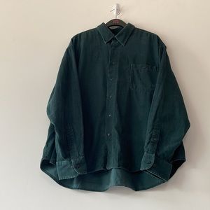 Corduroy button down